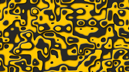 Layered topographic map. Fractal form background.