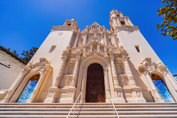 Sunny view of the Mission Dolores Basilica
