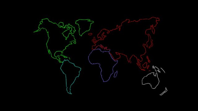 World chalk Map