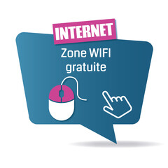 Logo zone Wifi gratuite.
