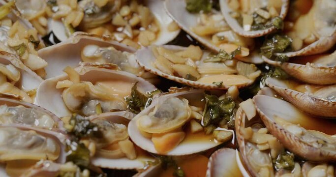 Chaozhou style steamed clam dish