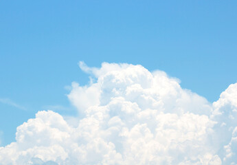 Naklejka na ściany i meble white sky and cloud background abstract