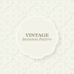 Vector seamless geometric pattern texture