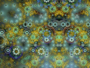 Imaginatory fractal background generated Image