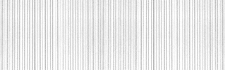 Panorama of White painted galvanized fence texture and background seamless