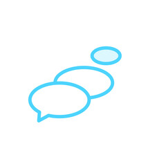 Illustration Vector Graphic of Bubble Speech icon