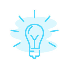 Illustration Vector Graphic of Bulb Lamp icon