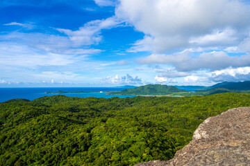 Fototapeta na wymiar 沖縄県石垣島の屋良部岳から見る風景 Ishigaki Okinawa Yarabu-dake
