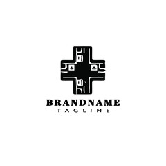 Fototapeta premium road logo icon design template cute vector illustration