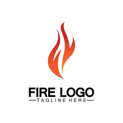 Fire Flame Logo design vector template