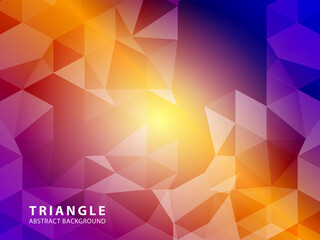 Triangle Abstract background - Vector