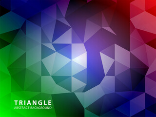 Triangle Abstract background - Vector