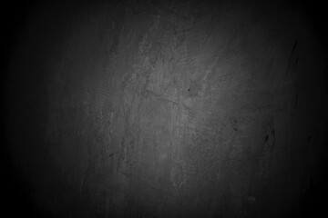 Old wall texture cement dark black gray  background abstract grey color design are light with white gradient background.