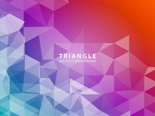 Triangle Abstract background - Vector