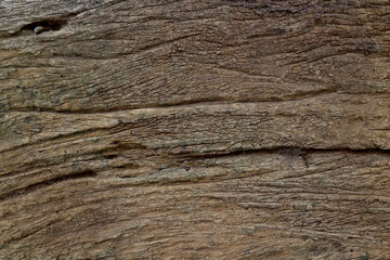 Natural weathered old dark brown texture background. Wooden board texture background.