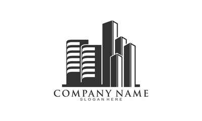 City building vector logo