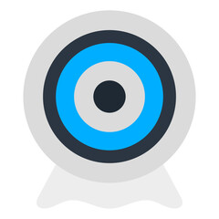 Internet live camera, icon of webcam