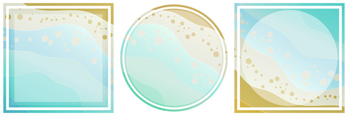 Ocean waves. Coast. Summer background.