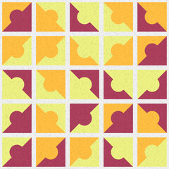 Abstract Geometric Pattern generative computational art illustration