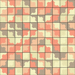 Abstract Geometric Pattern generative computational art illustration