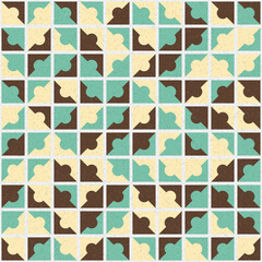 Abstract Geometric Pattern generative computational art illustration