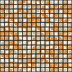 Abstract Geometric Pattern generative computational art illustration