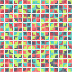 Abstract Geometric Pattern generative computational art illustration