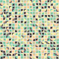 Fototapeta premium Abstract Geometric Pattern generative computational art illustration