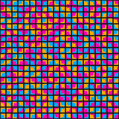 Abstract Geometric Pattern generative computational art illustration