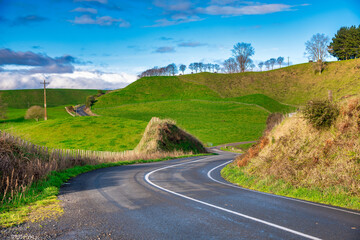 Beautiful road of New Zealand, North Island