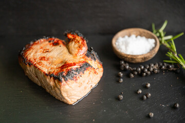 grilled meat on a plate