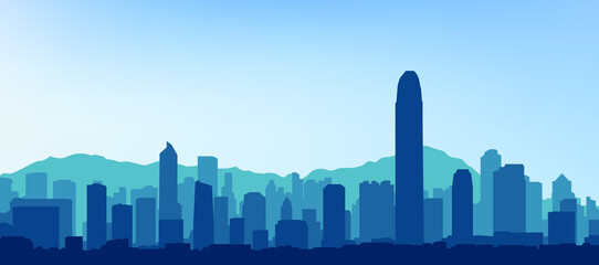 Vector illustration of city skyline eps 10