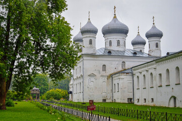 Ancient Orthodox church in Yuriev Monastery