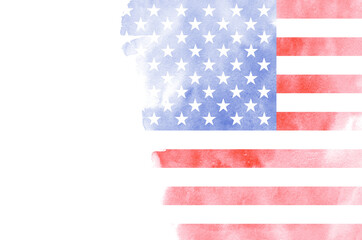 Obraz premium Grunge USA Flag background texture