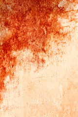 Blood Texture Background. Texture of  Concrete wall with bloody red stains.