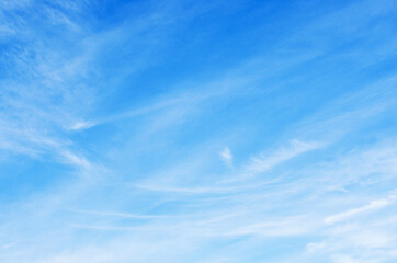 Fototapeta premium White clouds in blue sky