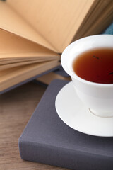 Casual tea and leisure time concept scene