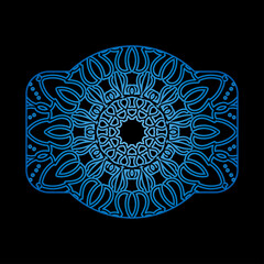 ornamental round lace ornament