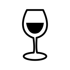 Glass of wine icon