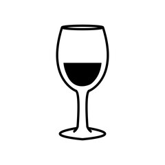 Glass of wine icon