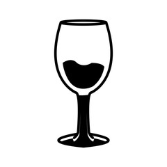 Glass of wine icon