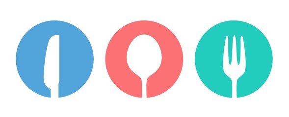 Spoon fork and knife besteck stock vector