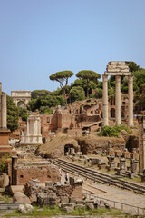 Obraz premium ruins of ancient roman theatre