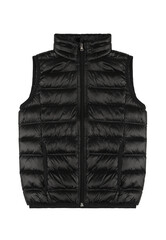 Black sport zipped vest