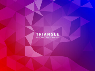 Vector of modern abstract triangular background - Vector