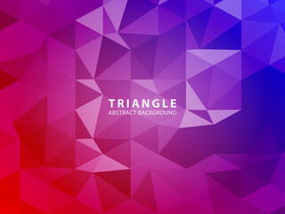 Obraz premium Vector of modern abstract triangular background - Vector
