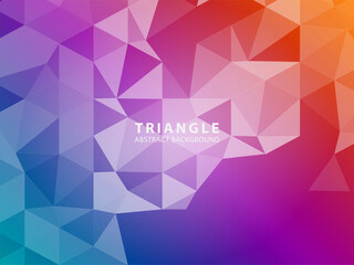 Vector of modern abstract triangular background - Vector