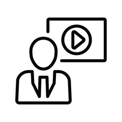 Video lecture icon