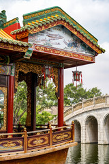 Fototapeta premium Baomo Garden, Lingnan Classical Garden Landscape in Guangzhou, China