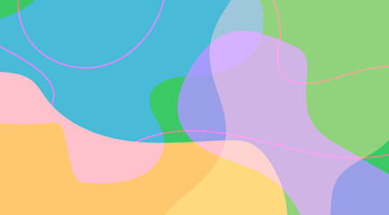 Dynamic liquid colorful background. fluid shape modern background